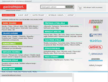 Tablet Screenshot of gastroimport.cz